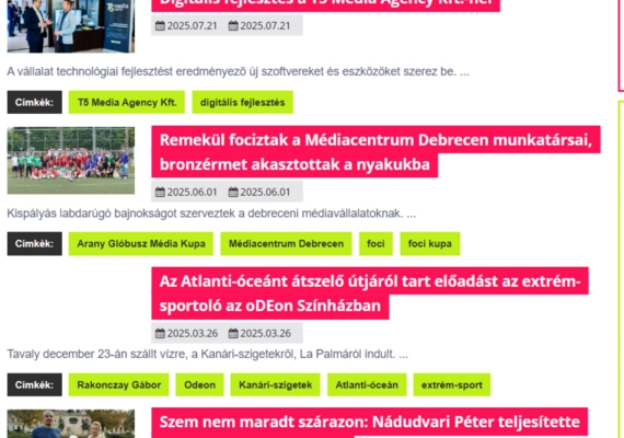Sajtómegjelenések