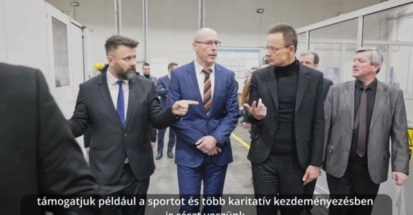Harro Höfliger Debrecen Szijjártó Péter látogatása